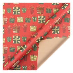 Christmas Gift Retro Wrapping Paper